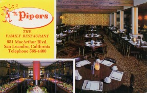 The Pipers Family Restaurant, 951 MacArthur Blvd., San Leandro, California         